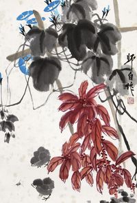 娄师白 花鸟