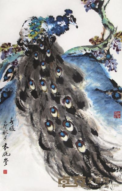 袁晓岑 春暖 103.5×67cm