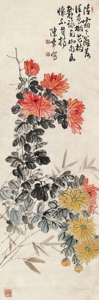 陈半丁 花卉