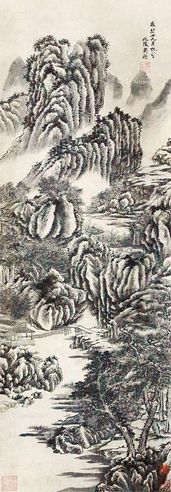 吴历 山水