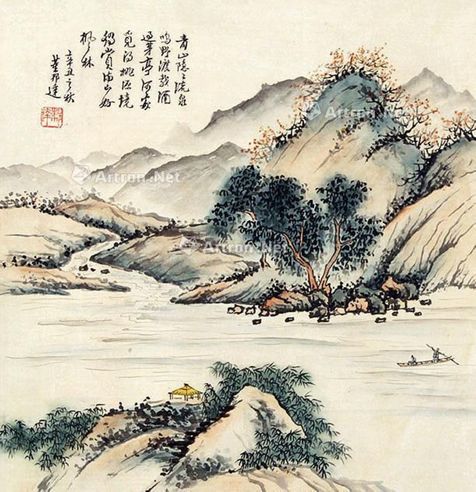 董邦达 山水