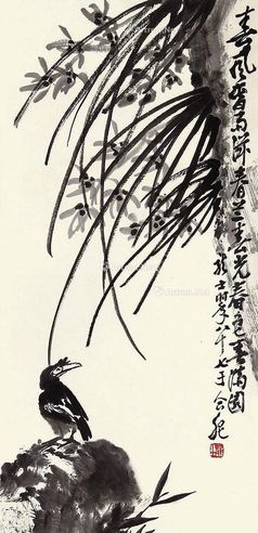 萧龙士 花鸟
