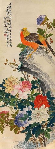 花元 锦鸡图