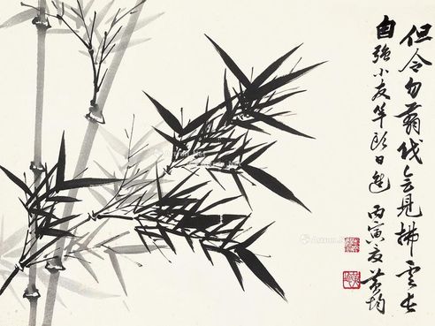 黄均 墨竹