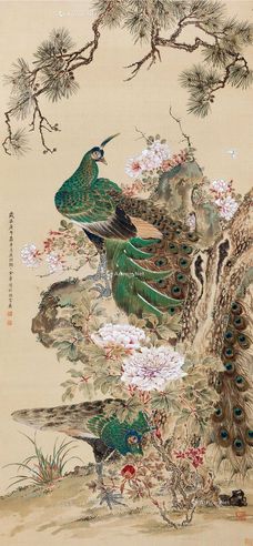 金章 孔雀