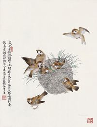 任重 花鸟