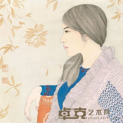郭泉 念 40×40cm