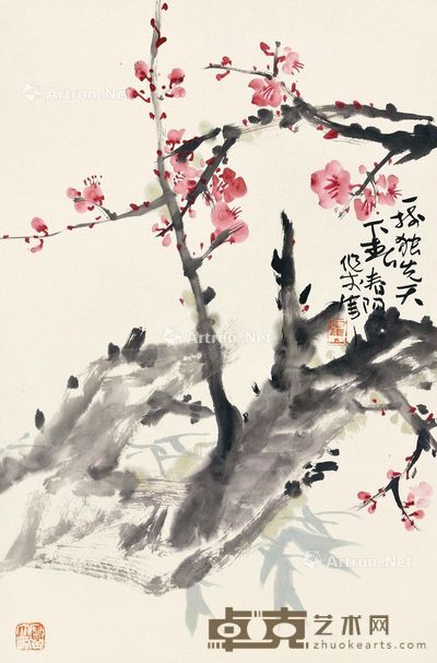 霍春阳 一枝独先天下春 70×46cm