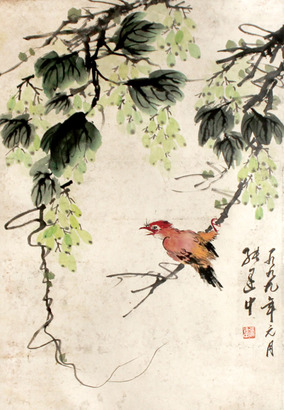 张建中 花鸟