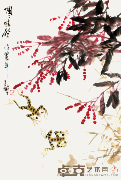 张继馨 花卉 69×46cm