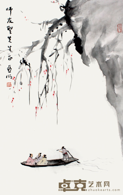 亚明 山水 68×46cm