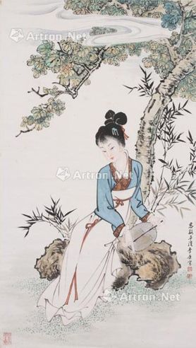 季康 梧桐仕女