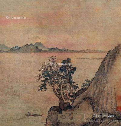 佚名 山水 33.5×32cm