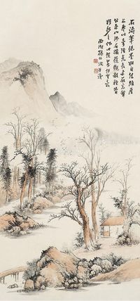 杨伯润 山水