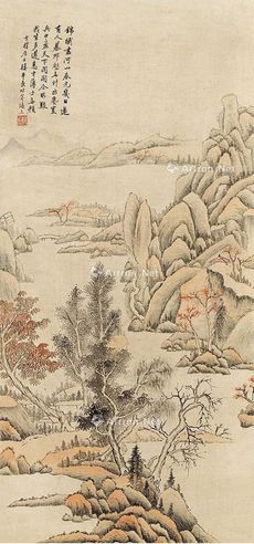 楼辛壶 山水
