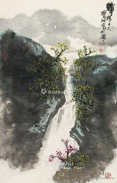 刘宝纯 山水 77×48cm