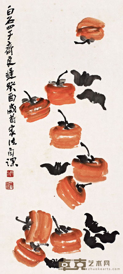 齐良迟 事事伶俐 82.5×37 cm. 约2.8平尺
