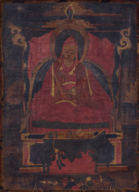 清乾隆(十八世纪) 宁玛派上师唐卡
