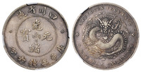 1901年四川省造光绪元宝库平三钱六分银币一枚，NGC VF30