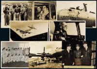 P  民国时期周至柔、李学炎、中美空军混合大队指挥官以及飞虎队新闻照片一组十三张