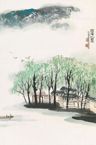 冯建吴 洱海之晨