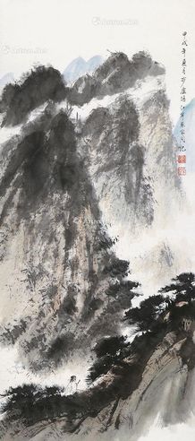 裴家同 山水