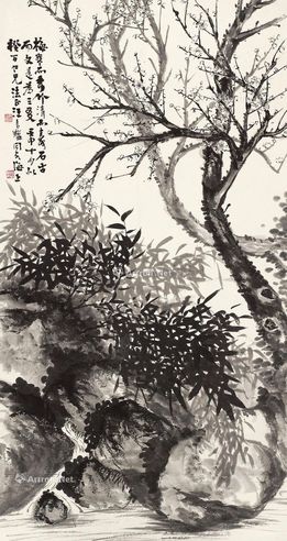 汪吉麟 三友图