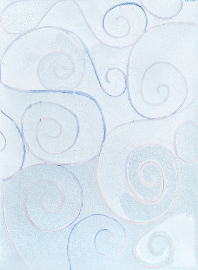 季大纯 蓝色螺旋形