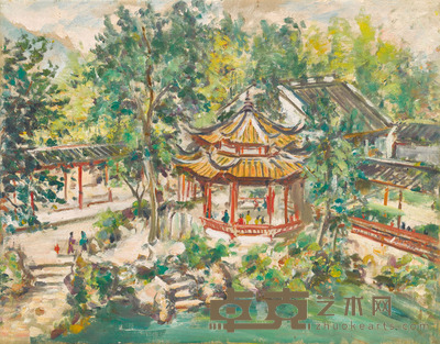 林达川 黄龙洞 42×53.5 cm.