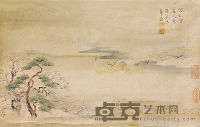 华喦 山水 29x47