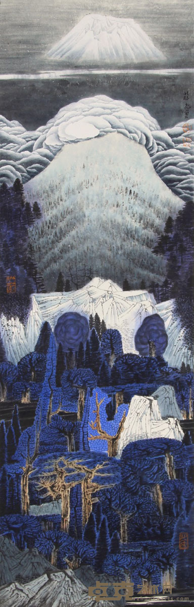 薛亮 山水 104x33