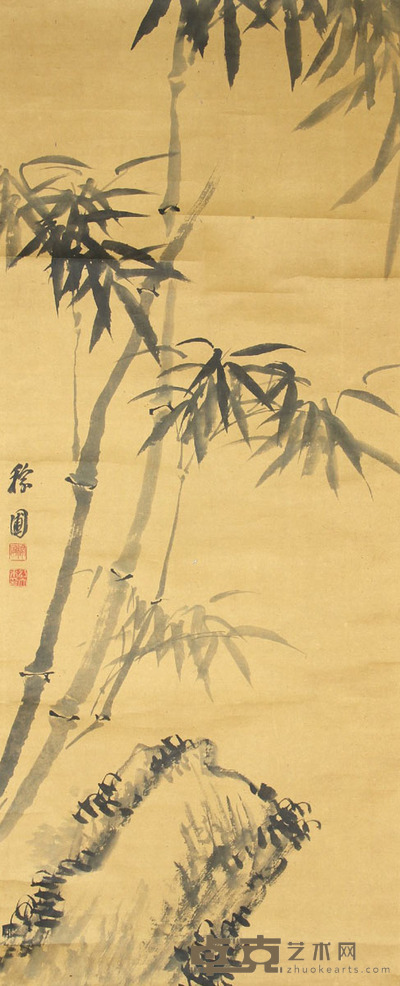 江大来 竹 98x40