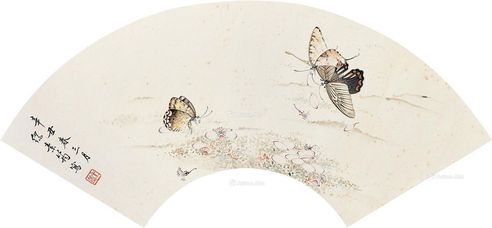 缪嘉惠 花蝶舞春风