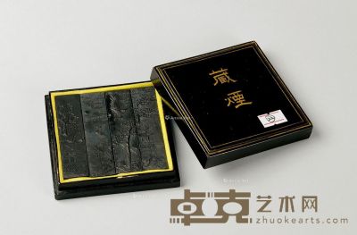 清道光 凤池春墨 （四锭） 0.7×2×8cm