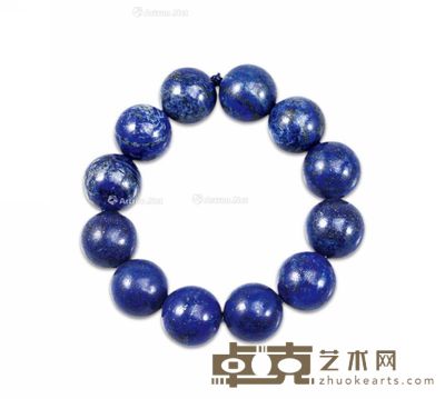 青金石窜珠手链 珠子直径1.8cm