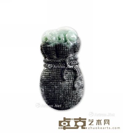 翡翠捞钱挂件 --