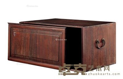 民国 红木古董箱 长52cm