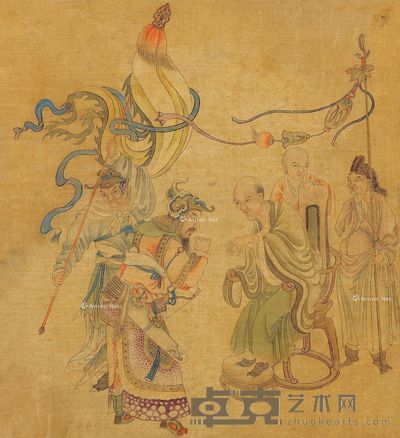 佚名 问道图 28×26cm