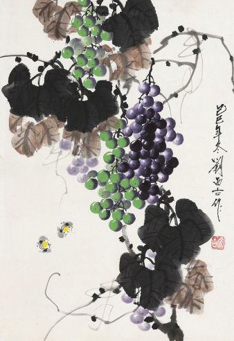 刘西古 紫藤葡萄