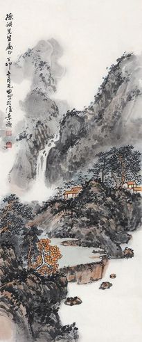 尤无曲 秋山图