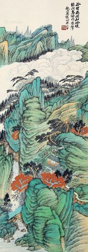 萧逊 山水
