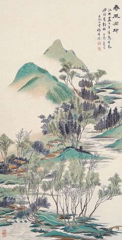 何维朴 春风润柳