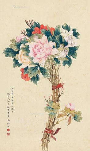 潘静淑 花卉