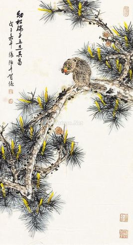 张强辛 花鸟