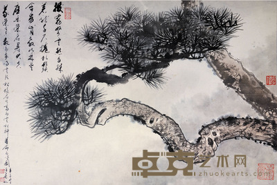 徐子鹤 松 45×68cm 约2.7平尺