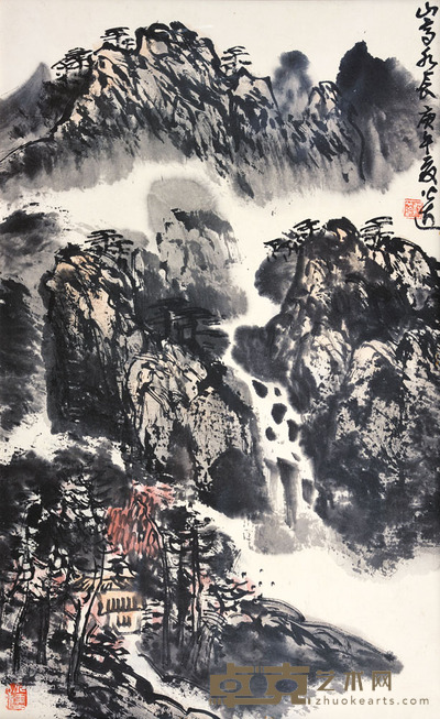 郭公达 黄山烟云 68×43cm 约2.6平尺