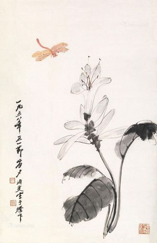 沈渻庵 蜻蜓