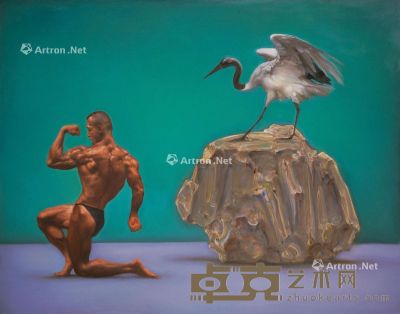 庞茂琨 2011年作 光耀NO.2 布面油画 160×200cm