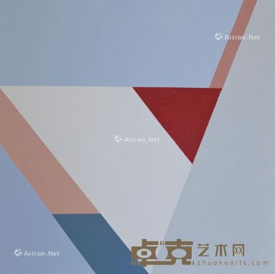 王楫 2015年作 material004 布面丙烯 80×80cm