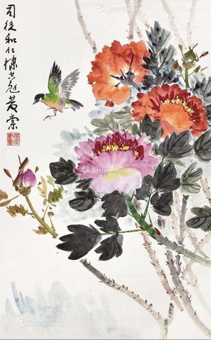 黄棠 花鸟